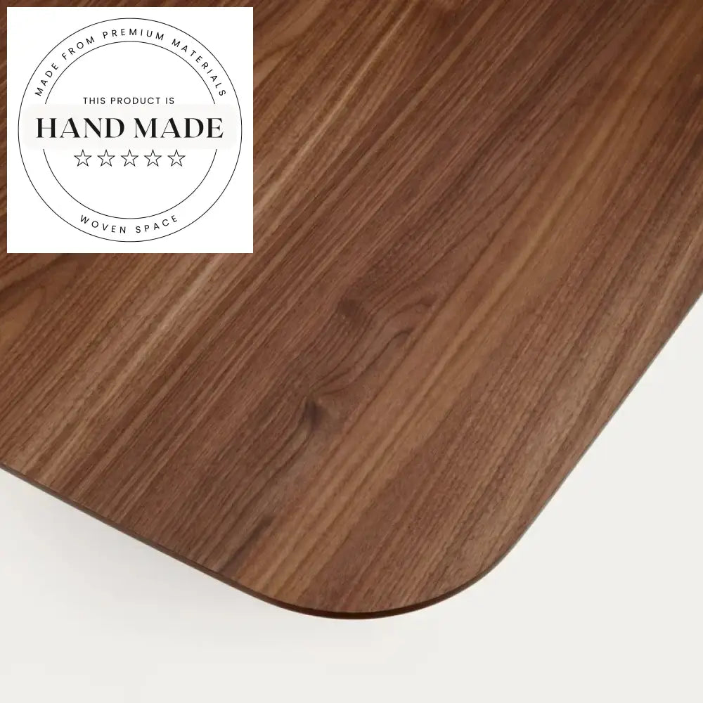 Solid Walnut Wood Modern Nordic Rectangle Seating Large Dining Table