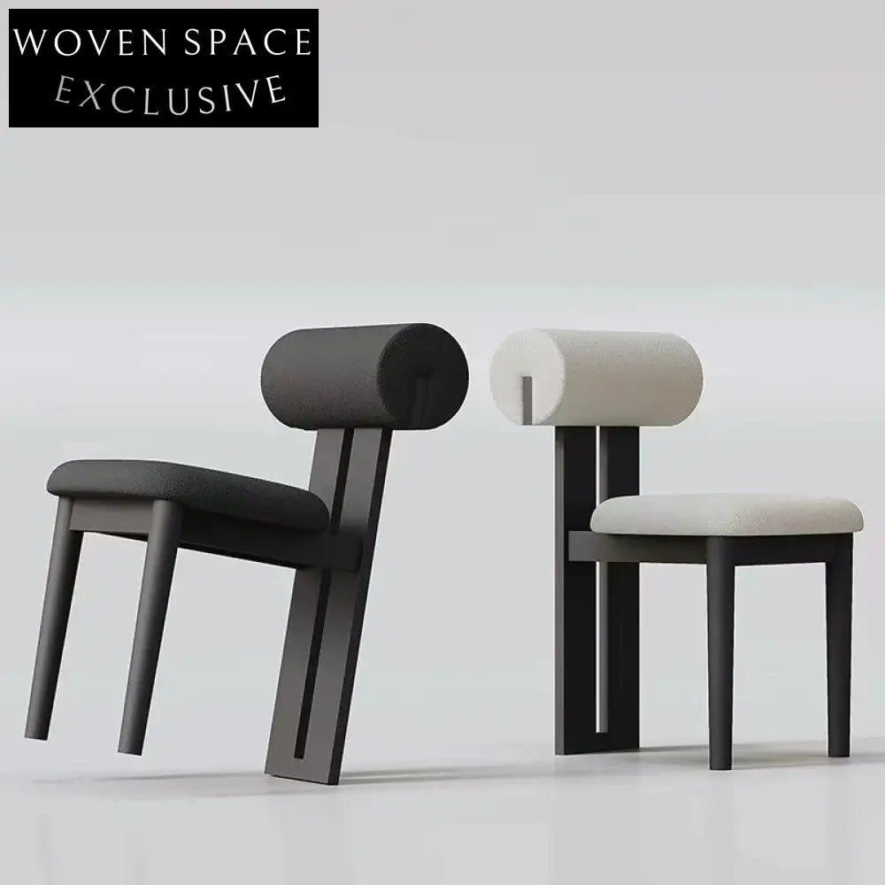 solid wood fabric dining chair casual simple dressing table chair