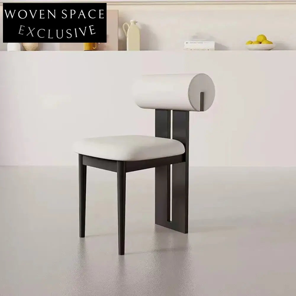 solid wood fabric dining chair casual simple dressing table chair