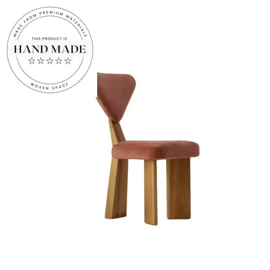Solid Wood Modern Vintage Giraffe Style Hotel Restaurant Dining Chair
