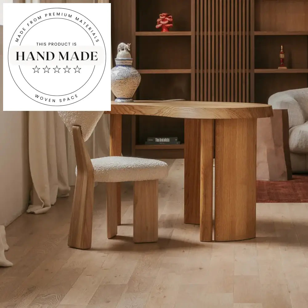 Solid Wood Modern Vintage Giraffe Style Hotel Restaurant Dining Chair