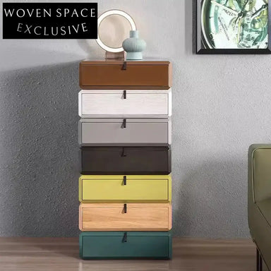 Solid Wood Space-Saving Storage Cabinet for Bedroom & Living Room