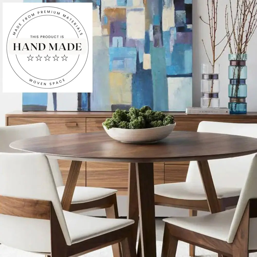 Solid Wood Upholstered Fabric White Modern Cafe Dining Chair