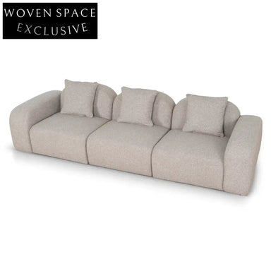 Soma 4 Seater Sofa - Hazel Beige Stool