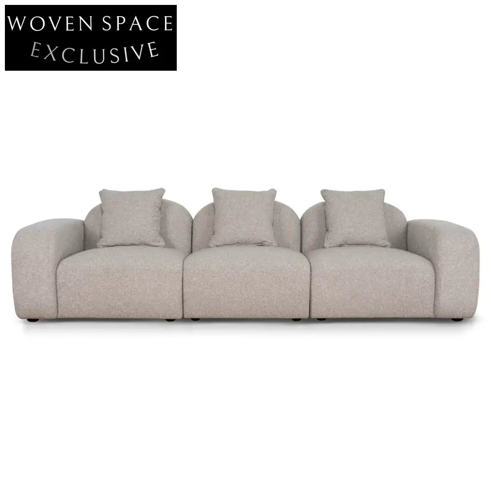 Soma 4 Seater Sofa - Hazel Beige Stool