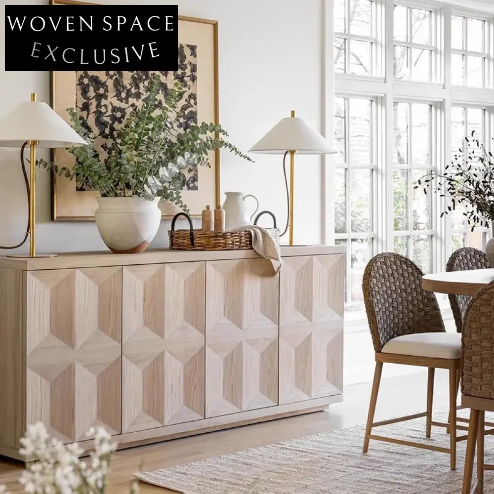 Spacious American Style Wooden TV Stand, Living Room Storage Cabinet