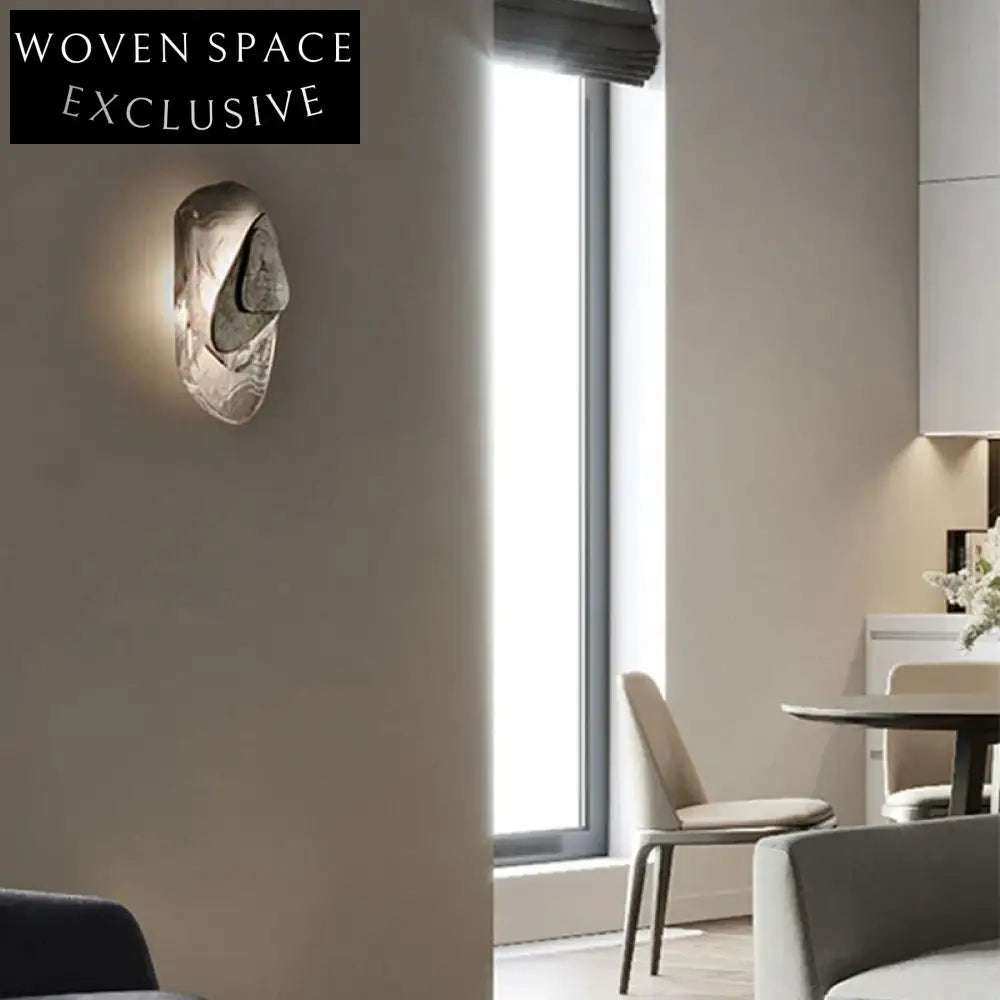 Sparkling Crystal LED Wall Sconce, Metal Base, Modern Home Lighting