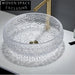 Sparkling Round Crystal Glass Countertop Bathroom Vessel Sink