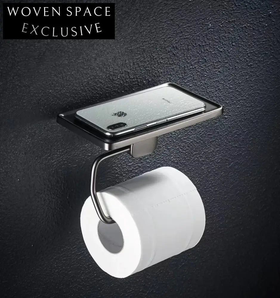 Square Stainless Steel Bathroom Hardware Accessory Set for Modern Washrooms