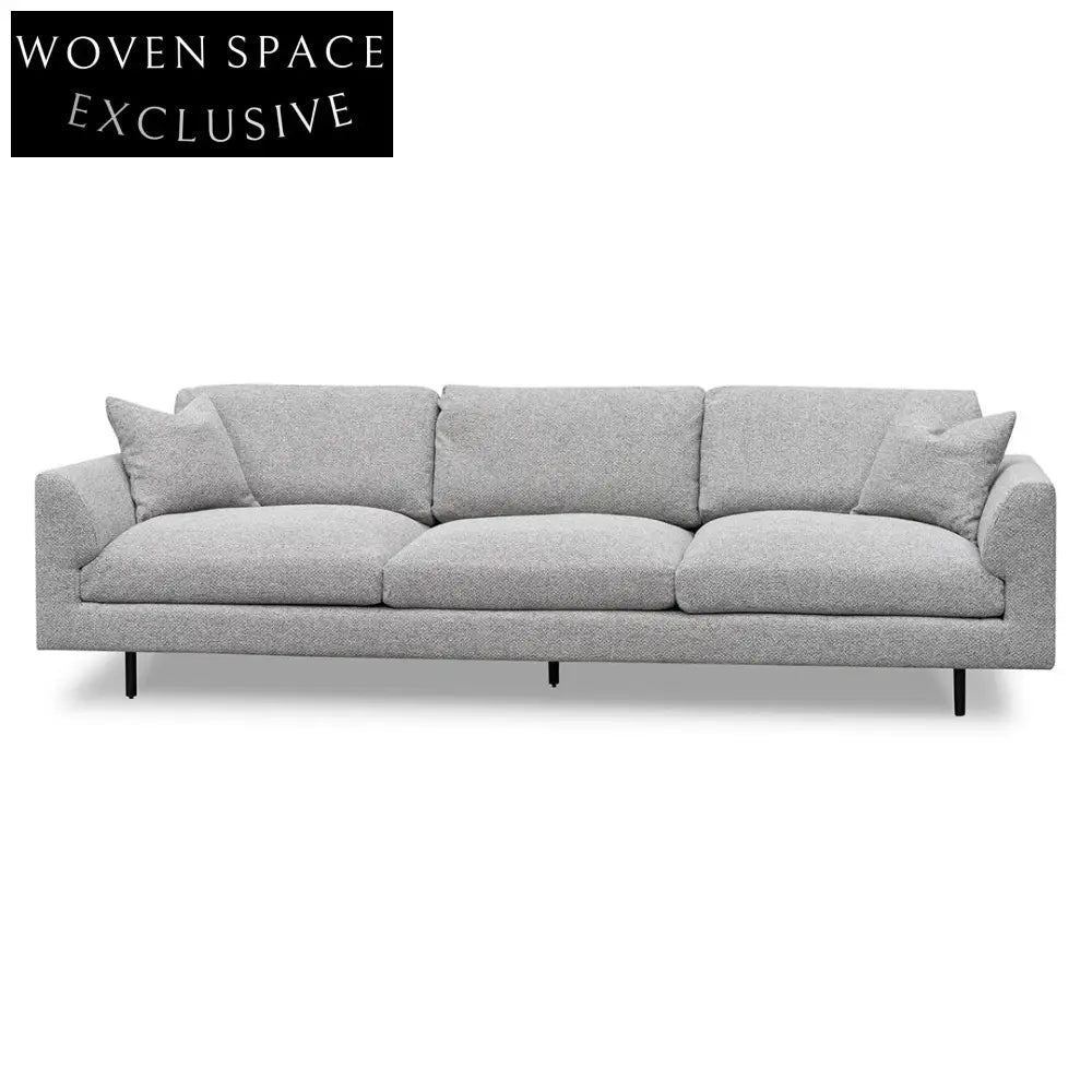 Sterling 4 Seater Fabric Sofa - Charcoal Sofas
