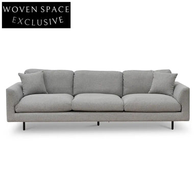 Sterling 4 Seater Fabric Sofa - Grey Sofas