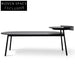 Stevie Coffee Table - Black Veneer Coffee Tables