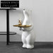 Stunning Nordic Modern Polar Bear Decorative Tray - Elegant Living Room Animal Sculpture