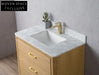 Stylish 36-inch Modern Freestanding Bathroom Vanity with Carrara Marble Top