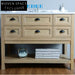 Stylish Assembled Solid Wood Bathroom Vanity Storage Cabinet