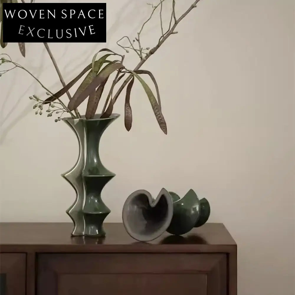 Stylish Ceramic Porcelain Flower Vase Set for Modern Home Decor