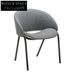 Stylish Fabric Armrest Metal Leg Modern Dining Chair & High Bar Stool