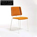 Stylish Fabric Upholstered Dining Chair with Durable Metal Legs