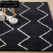 Stylish Geometric Patterned Polyester Area Rug for Living Room Bedroom Decor