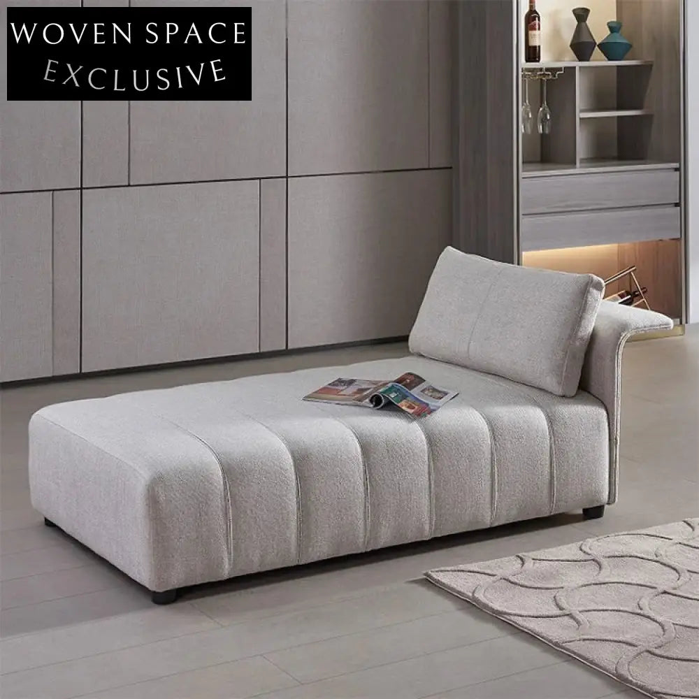 Stylish Gray Fabric Chaise Lounge Sectional Sofa for Modern Living Room Comfort