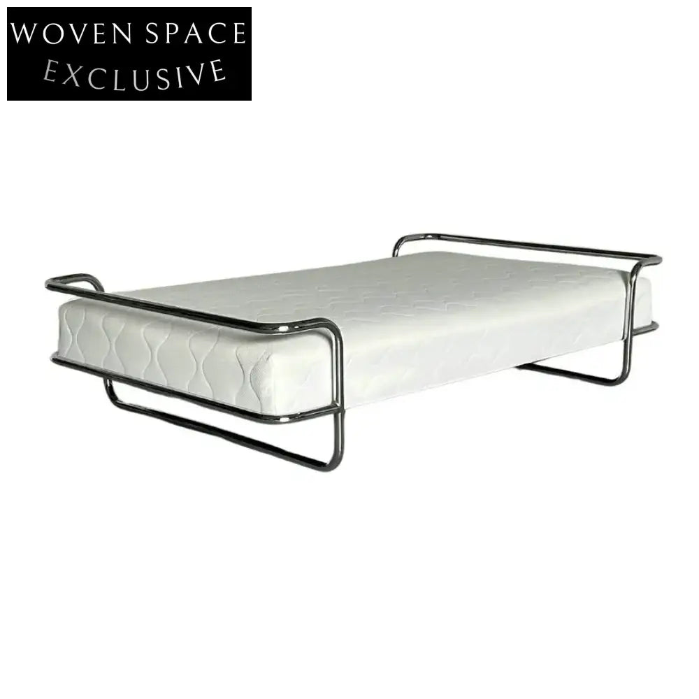 Stylish Mid-Century Modern Metal Platform Bed Frame for King, Queen, Double