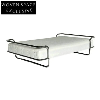 Stylish Mid-Century Modern Metal Platform Bed Frame for King, Queen, Double