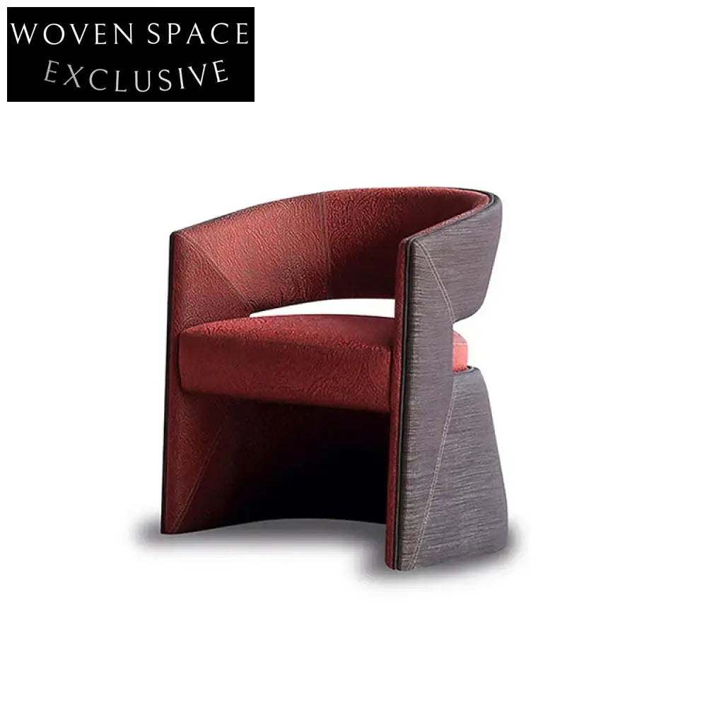 Stylish Minimalist H-Shaped Dining Chair with Comfortable Upholstered Backrest