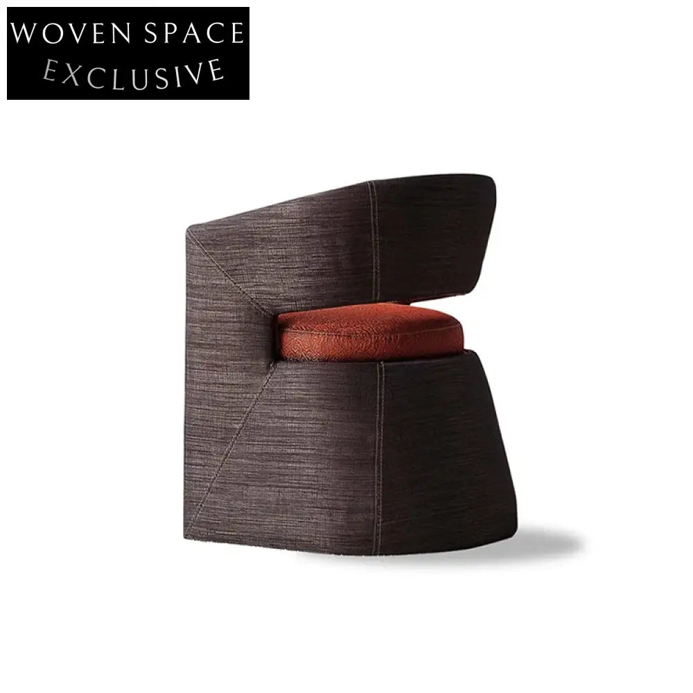 Stylish Minimalist H-Shaped Dining Chair with Comfortable Upholstered Backrest