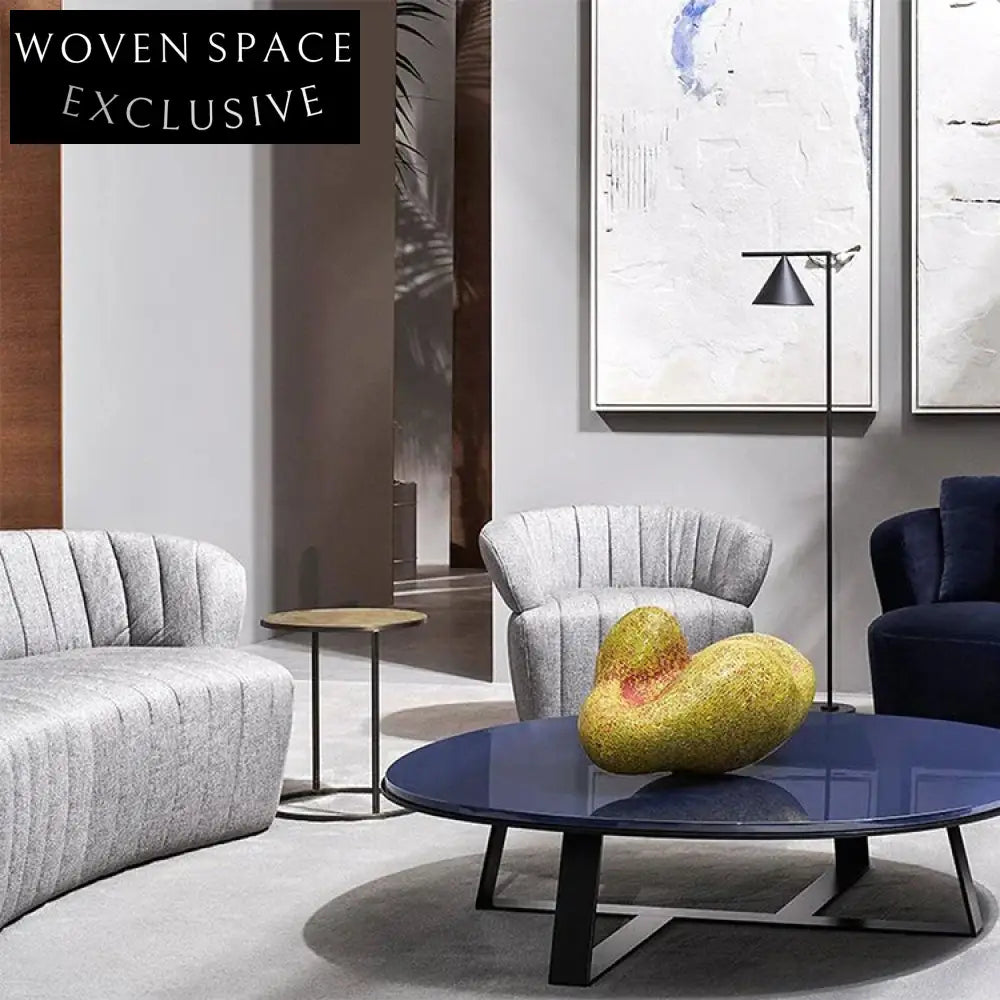 Stylish Modern Fabric Upholstered Wood Frame Sofa for Living Room Comfort