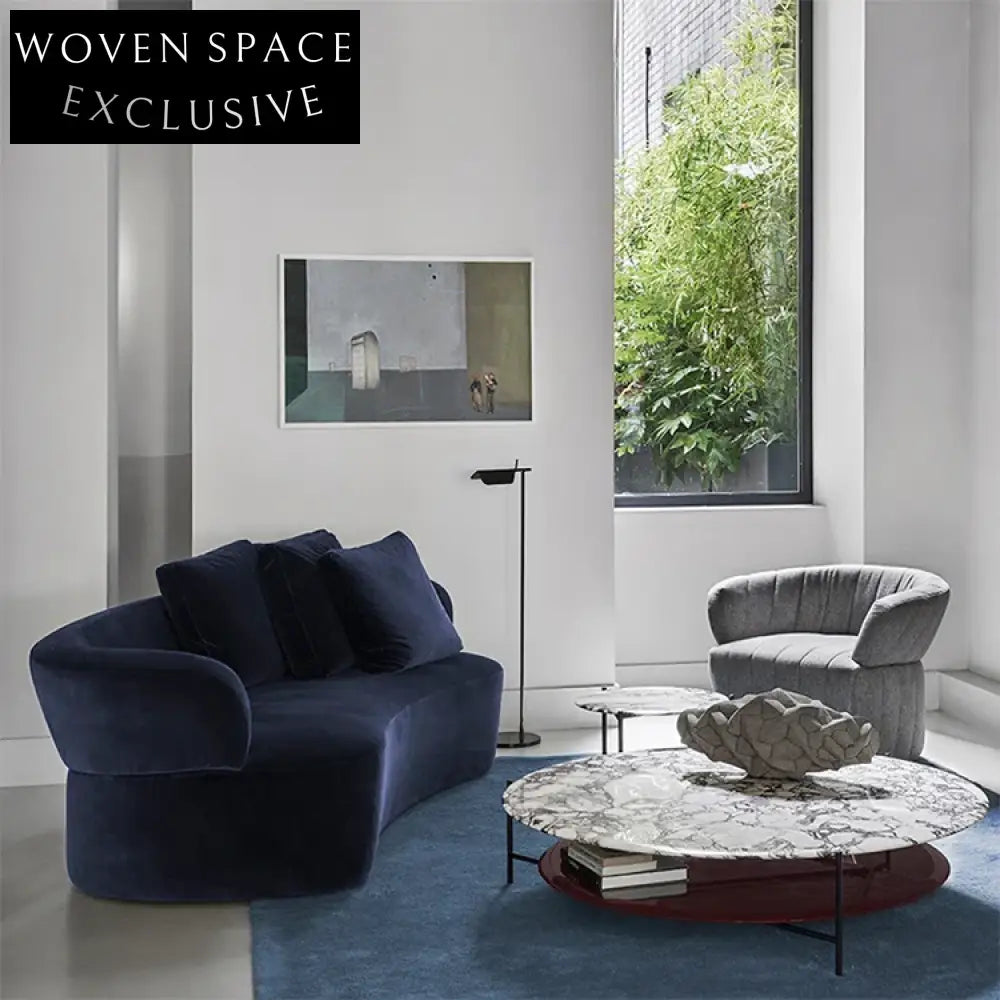 Stylish Modern Fabric Upholstered Wood Frame Sofa for Living Room Comfort