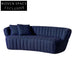 Stylish Modern Fabric Upholstered Wood Frame Sofa for Living Room Comfort