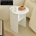 Stylish Modern Gold Metal Round Side Table with Storage Shelf