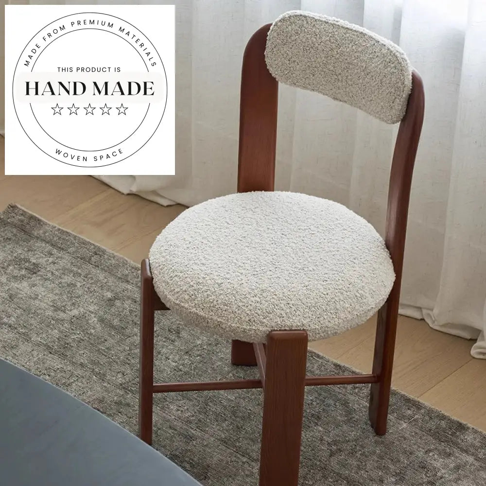 Stylish Modern Nordic Solid Wood Dining Chair for Kitchen and Dining Areas