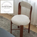 Stylish Modern Nordic Solid Wood Dining Chair for Kitchen and Dining Areas