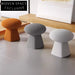Stylish Modern Round Mushroom Ottoman Stool for Living Room & Kids