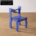 Stylish Modern Solid Wood Dining Chair with Unique Irregular Shape Design