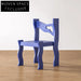 Stylish Modern Solid Wood Dining Chair with Unique Irregular Shape Design
