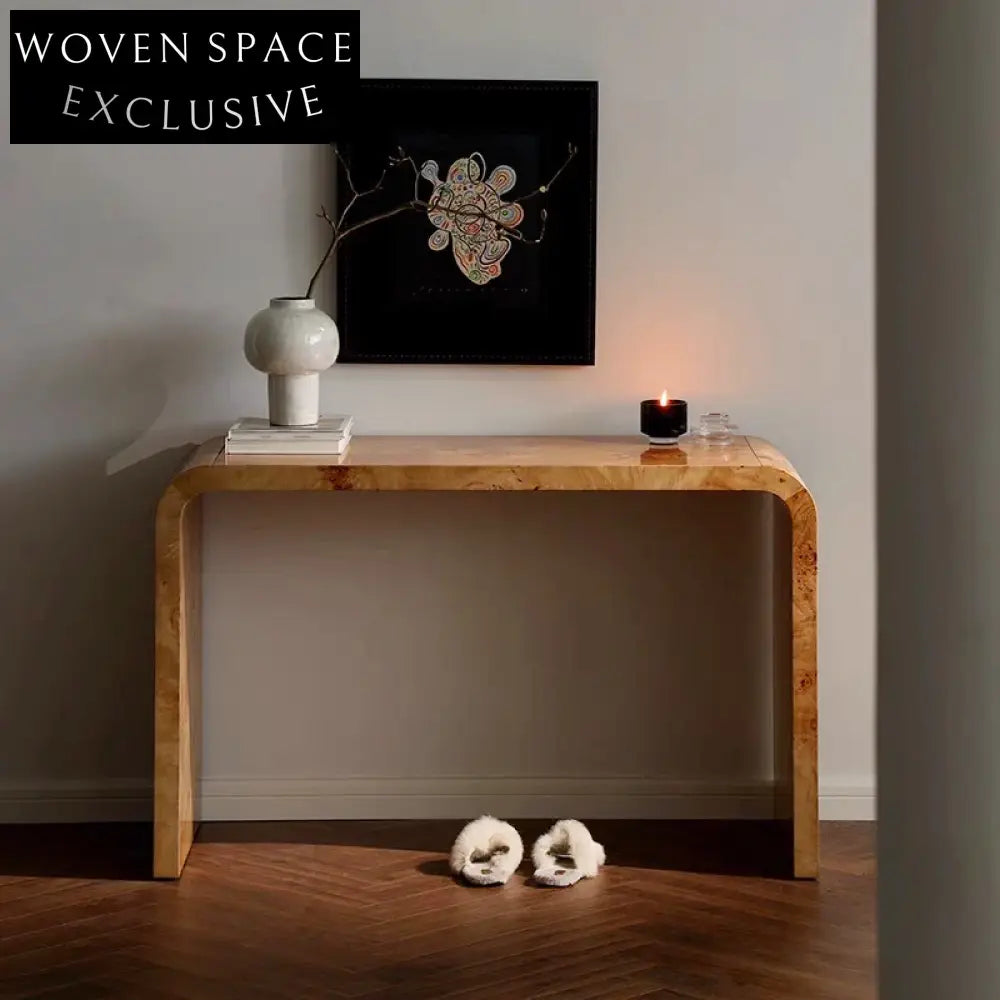 Stylish Modern Wood Console Table for Entryway, Hallway, Living Room Furniture