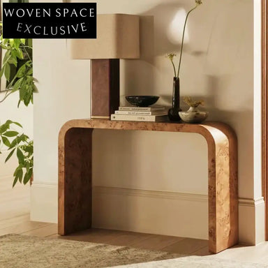 Stylish Modern Wood Console Table for Entryway, Hallway, Living Room Furniture