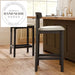 Stylish Modern Wooden High Back Seating Bar Stool