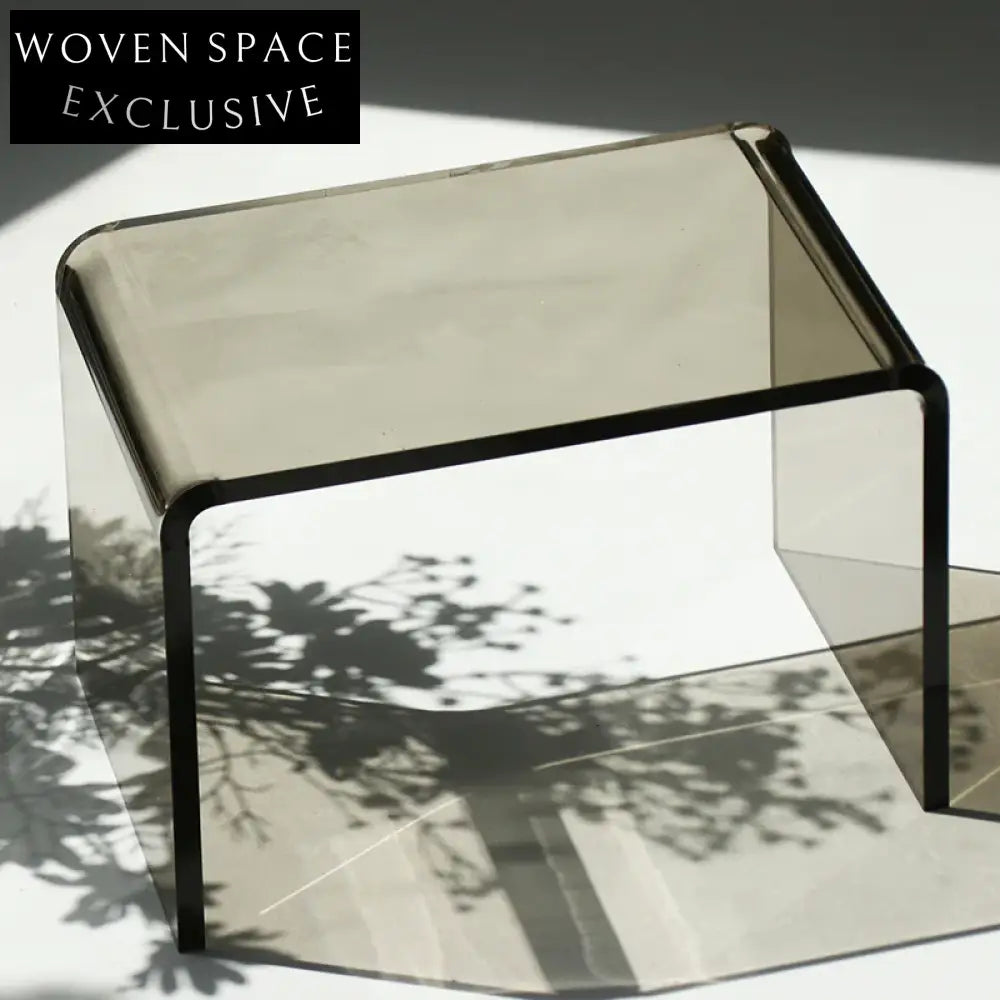 Stylish Nordic Acrylic U-Shape Modern Coffee Table Small Side Stool