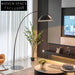 Stylish Nordic Arc Floor Lamp, Adjustable LED Light for Living Room