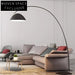 Stylish Nordic Arc Floor Lamp, Adjustable LED Light for Living Room
