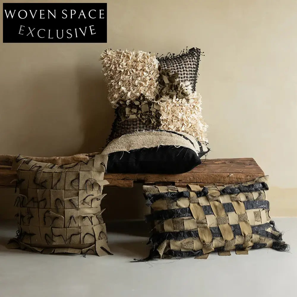 Stylish Nordic Fabric Square Throw Pillow, Cozy Home Decor Accent Pillow