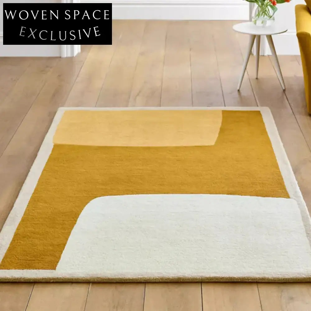 Stylish Nordic Geometric Pattern Polyester Hand-Tufted Area Rug
