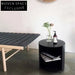 Stylish Nordic Round Metal Coffee Table with Integrated Storage for Modern Living