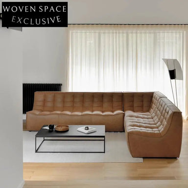 Stylish Nordic Solid Wood & Metal Square Living Room Coffee Table