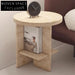 Stylish Nordic Travertine Stone Coffee Table Modern Living Room Accent Furniture