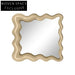 Stylish Nordic Wavy Wood Frame Decorative Wall Mirror
