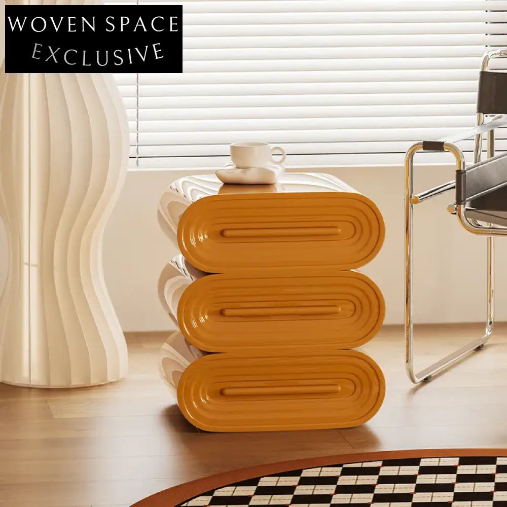 Stylish Nordic Wood Bedside Table with 3 Storage Drawers for Bedroom